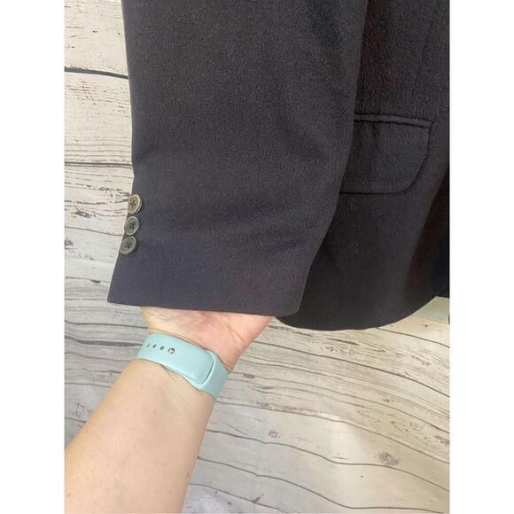 Burberry 100% Cashmere Navy Jacket Size 37 Short - Picture 2 of 10